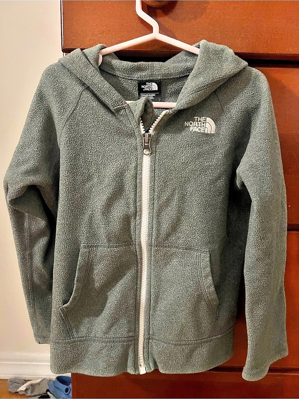 The North Face Toddler Glacier Full-Zip Hoodie Gray size 5/5